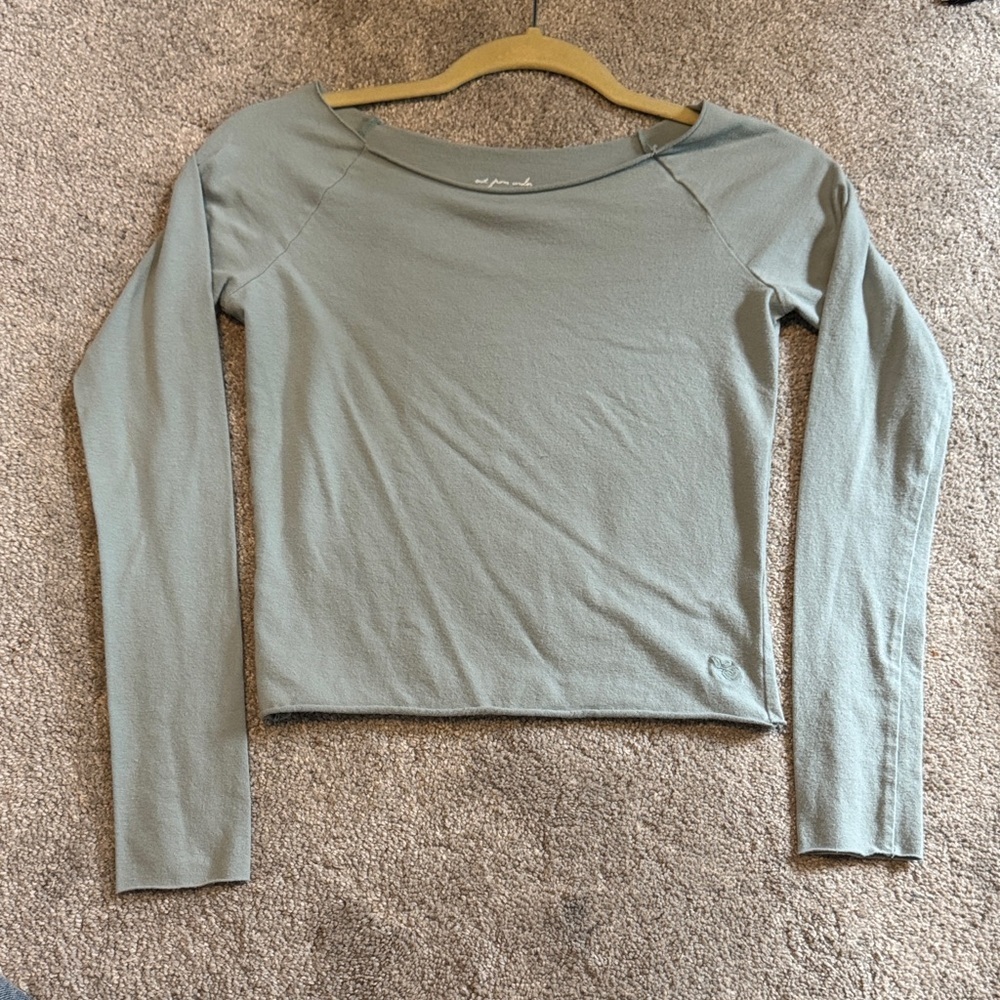 Urban Outfitters Sage Long Sleeve Tee